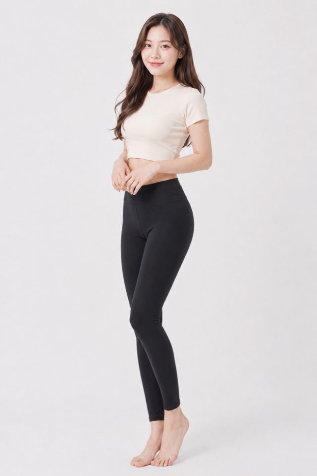 시술 부위 안내 — 서 있는 여성